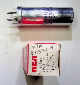 974576-31 Rca Vintage Electronic Capacitor Nos 450v Made In Usa