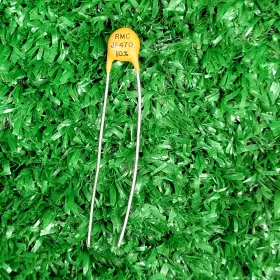 0.00047 Rmc Jf470 Lot Of 25 Mallory-rmc Ceramic Disc Capacitor 470pf F