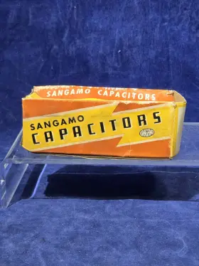 Pl-1540 Sangamo Vintage Nos Capacitor 40 Mfd Microfarads 150 Volts