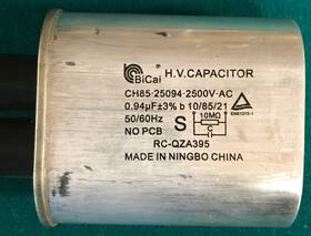 Sharp Rc-qza395wrzz High Voltage Capacitor From Use Stock Tested