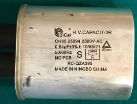 Rc-qza395wrzz Sharp High Voltage Capacitor From Use Stock Tested
