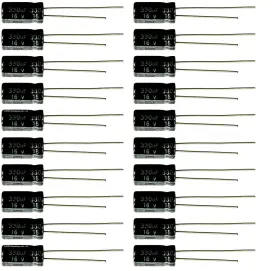 16ut330-20 Shopjimmy Lot Of 20 16ut330 330uf 16v Hi Temp Radial Capacitor