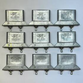 Solar Xemrbw4-.25 Nos Lot Of 9pc 0.25uf 400vdc Pio Capacitor Paper In Oil Capacitors Tested