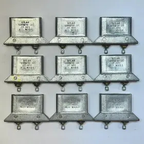 Xemrbw4-.25 Solar Nos Lot Of 9pc 0.25uf 400vdc Pio Capacitor Paper In Oil Capacitors Tested