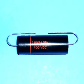4tm-m1 Sprague 1.0uf/400vdc 160p One Nos Black Beauty Capacitor