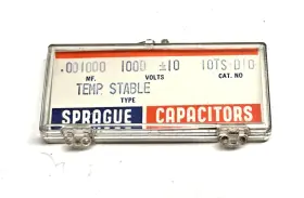 10ts-d10 Sprague Vintage Ceramic Disc Capacitors 1000v .001uf