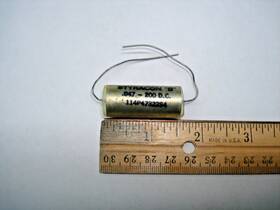 Sprague 1114p47322s4 Vintage Styracon Capacitor .047uf 200v Vitamin Q Style