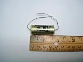 1114p47322s4 Sprague Vintage Styracon Capacitor .047uf 200v Vitamin Q Style
