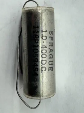118p10594s4 Sprague Capacitor 1 Uf 400 V Nos Vitamin Q Style Qty Available