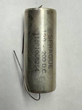 Sprague 118p10602s4 Capacitor 10 Uf 200 V Nos Vitamin Q Style