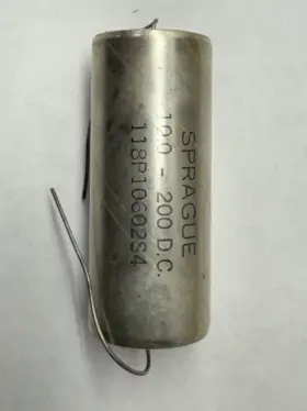 118p10602s4 Sprague Capacitor 10 Uf 200 V Nos Vitamin Q Style