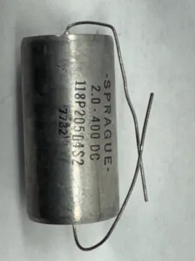 118p20504s2 Sprague Capacitor 2 Uf 400 V Nos Vitamin Q Style Qty Available