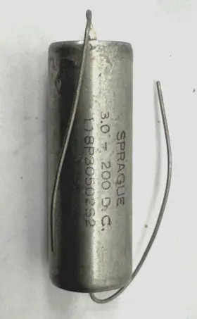 118p30502s2 Sprague Capacitor 3 Uf 200 V Nos Vitamin Q Style Qty Available