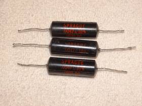 Sprague 1600dc 3 -vintage Black Beauty Capacitor Pulls .0047 1600 Dc 160p #3