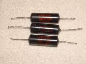 0047 Sprague 1600dc 3 -vintage Black Beauty Capacitor Pulls .0047 1600 Dc 160p #3