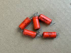 Sprague 192p 5 Vintage .22 Uf 80v Pacer Capacitors Tone Caps Test Good
