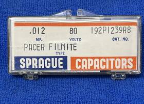 Sprague 192p1239r8 Vintage Capacitors Lot Of 5