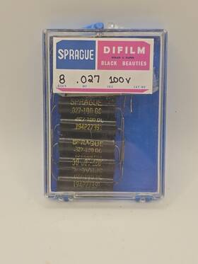 Sprague 194p 8 Vintage .027 Uf 100v Black Beauty Guitar Tone Capacitor - Nos