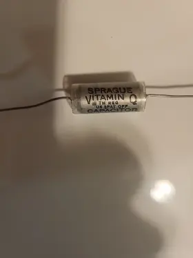 196p10491s4 Sprague 2 Vintage Vitamin Q Capacitor .1 Uf 100 Dc
