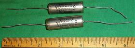 Sprague 196p33493s4 2 Vitamin Q .33uf 300vdc Tubular Cap Mil Spec. Herm Sealed