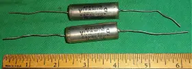 196p33493s4 Sprague 2 Vitamin Q .33uf 300vdc Tubular Cap Mil Spec. Herm Sealed