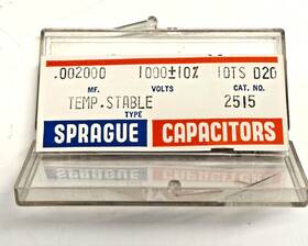 Sprague 1ots-d20 Vintage Ceramic Disc Capacitor .002 Uf 1000v 1ots D20