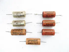 3001717 Sprague 7x .01uf 600v Pio Capacitor - Hermetically Glass Sealed