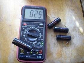 Sprague 4tm-p25 Nos Black Beauty Capacitor 0.25mfd .25uf 10% 400v