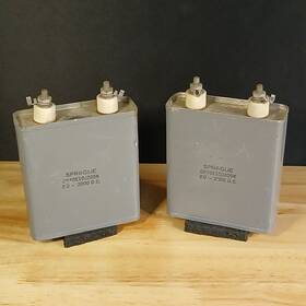 Sprague 50697 Pair Nos Vintage #50697 Capacitors 2.0 - 2000 D.c. Cp70e1dj205k