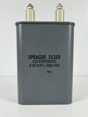 Sprague 56289 Vintage Capacitor .5 10% 5000 Vdc