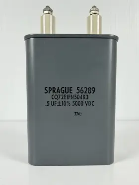 56289 Sprague Vintage Capacitor .5 10% 5000 Vdc