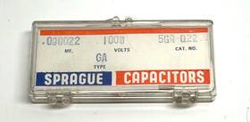 Sprague 5ga-q22 Vintage Ceramic Disc Capacitor .000022uf 1000v Nos