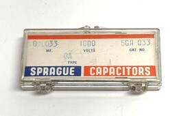 Sprague 5ga-q33 Vintage Ga Ceramic Disc Capacitors .00033uf 330pf 1000v Nib