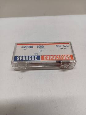 Sprague 5ga-s20 Capacitor .0200000 Mf 1000 Volts. Cat. No. 5ga-s20. 5 Pieces