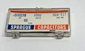 5ga-t27 Sprague Vintage Ga Type Ceramic Disc Capacitors .000270uf 1000v