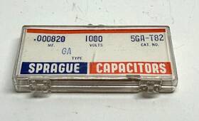 Sprague 5ga-t82 Vintage Type Ga Cera-mite Ceramic Disc Capacitor .000820uf 1000v