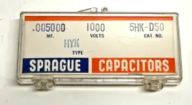 5hk-d50 Sprague Vintage Hyk .005uf 1000v Ceramic Capacitor