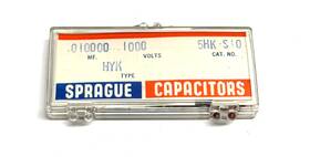 Sprague 5hk-s10 Vtg 5pc Nos .01uf 1000v 1kv Ceramic Disc Capacitors Hyk Z5u