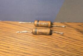 Sprague 68p15 Wax Capacitor Pair .02 Uf 200v Test .025 /.030 Guitar Cap Fender Gibson