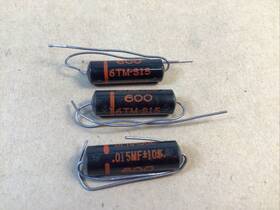 Sprague 6tm-s15 3 Pieces - Black Beauty .015mf 600v Capacitor New