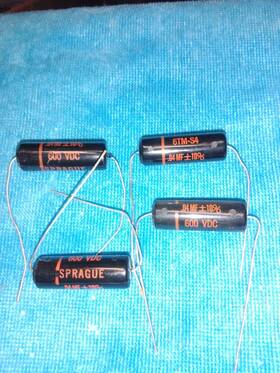 Sprague 6tm-s4 4 Black Beauty .04uf 600v Guitar Tone Capacitors - Tested