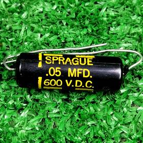 Sprague 6tms5 Vtg Black Beauty Capacitor .05uf 600v Tube Amp Tone Guitar Audio