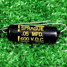 6tms5 Sprague Vtg Black Beauty Capacitor .05uf 600v Tube Amp Tone Guitar Audio