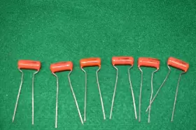 Sprague 715p600v One Orange Drop .01 Uf 600 Vdc Audio Receiver Guitar Nos Capacitor