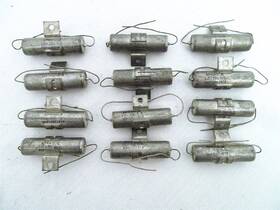 Sprague 96p10501s13 12x 1.0uf 100v Pio Capacitor - Hermetically Glass Sealed