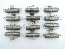96p10501s13 Sprague 12x 1.0uf 100v Pio Capacitor - Hermetically Glass Sealed