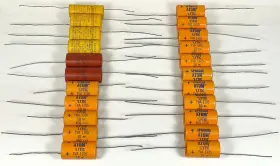 Tva-1075 Sprague Atom 23 Aerovox Sangamo 10uf 450v Capacitors Full Leads Esr Tested