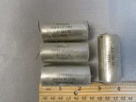 Ch09a1nf205k Sprague 4 2.0uf 600vdc Nonpolarized Axial Capacitors