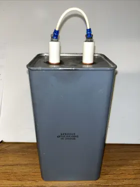 Cp72e1ek106k1 Sprague Oil Filled Capacitor 10 Uf 2500 Vdc