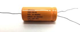 Sprague D28167 Dual Section Capacitor Axial 15uf/30uf 400v Collins Kwm-2